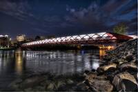 The Peace Bridge in Calgary