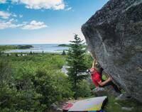 Climbing at Dover Island