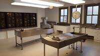 A recreation of a 1970's autopsy suite at the Vancouver Police Museum