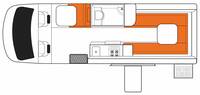 Britz Venturer - Day Layout