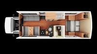 Cruise America Large Motorhome - Day Layout