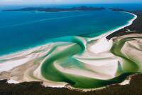The Whitsunday Islands from above
