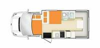Apollo Euro Camper - Night Layout