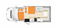 Apollo Euro Camper - Night Layout