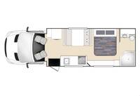 Star RV Pegasus - Day Layout