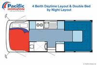 Pacific Horizon Mercedes - Day Layout