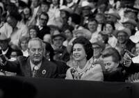 Queen Elizabeth and Prince Philip visit in 1973