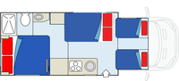 CanaDream Compact - Night Layout