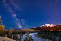 Jasper National Park at night