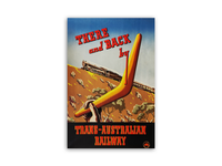 Trans-Australian Railway" Advertisement by Andrews