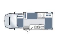 Star RV Polaris - Night Layout