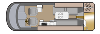 Four Seasons Van Conversion - Day Layout