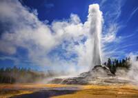 Castle Geyser erupting