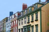 Victorian houses on Morris Street, Halifax, Nova Scotia