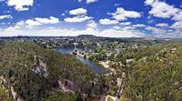 Aerial panorama of Lake Daylesford
