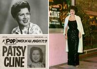 Clockwise from top left: Publicity portrait for Decca Recods, 1960; Cline at the Merri-Mint Theatre, Las Vegas, 1962; Billboard advertisement, 1961