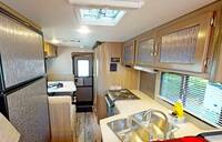 Fraserway Truck Camper - Interior rear view