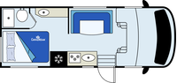 CanaDream Compact - Day Layout