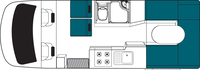 Maui Cascade - Day Layout