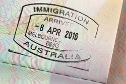 Passport Stamp - Melbourne
