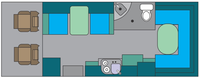 Maui M6B - Day Layout
