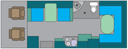 Maui M6B - Day Layout