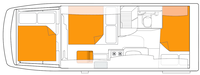 Britz Ventura Plus - Night Layout