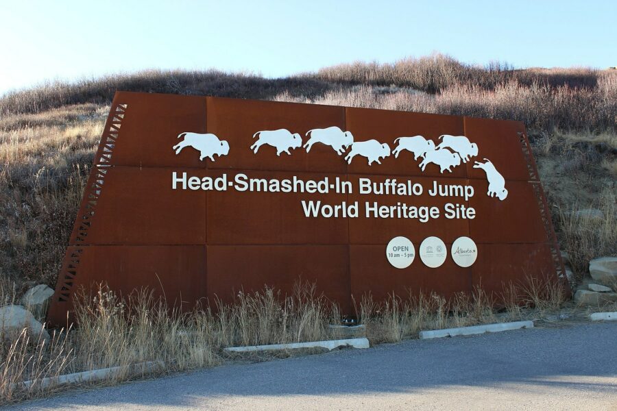 Head-Smashed-In Buffalo Jump entrance
