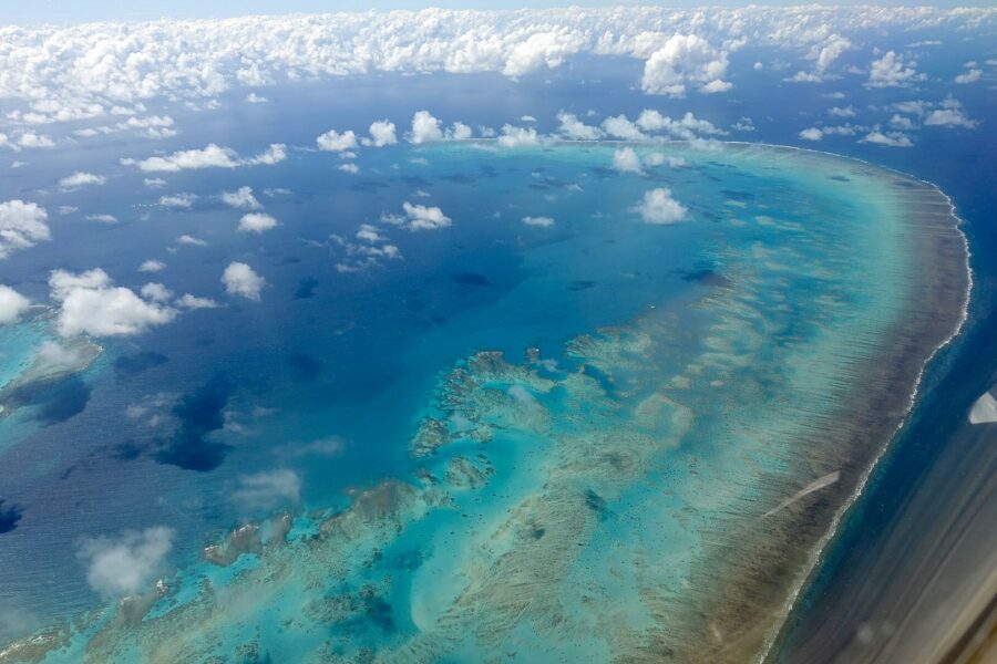 Aerial view of Arlington Reef
