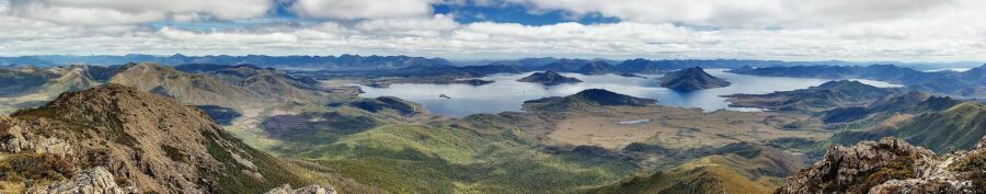 Lake Pedder from Mount Eliza