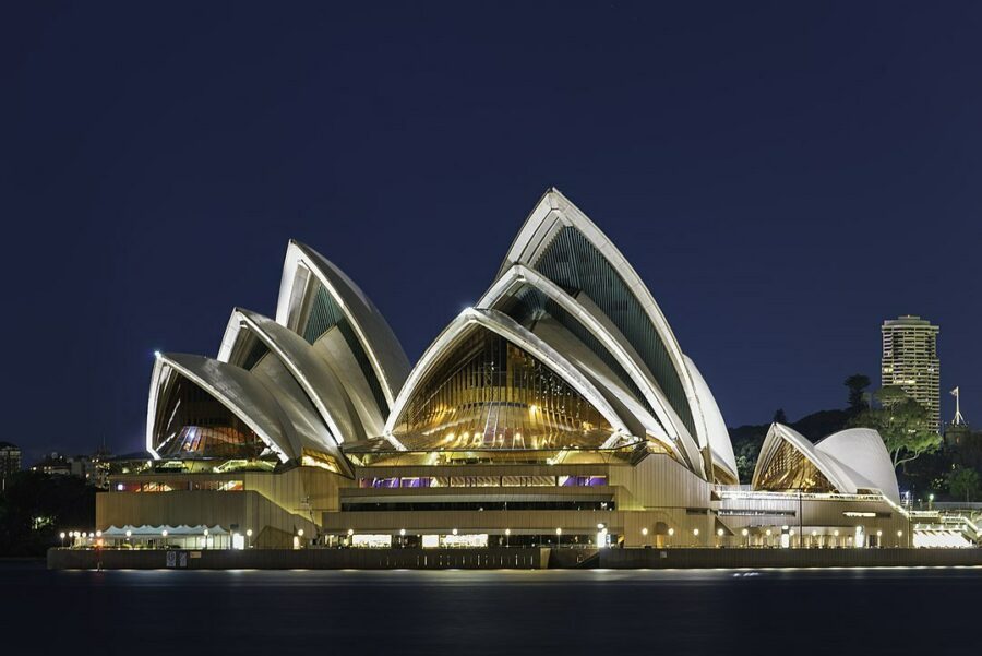 Sydney Opera House at night